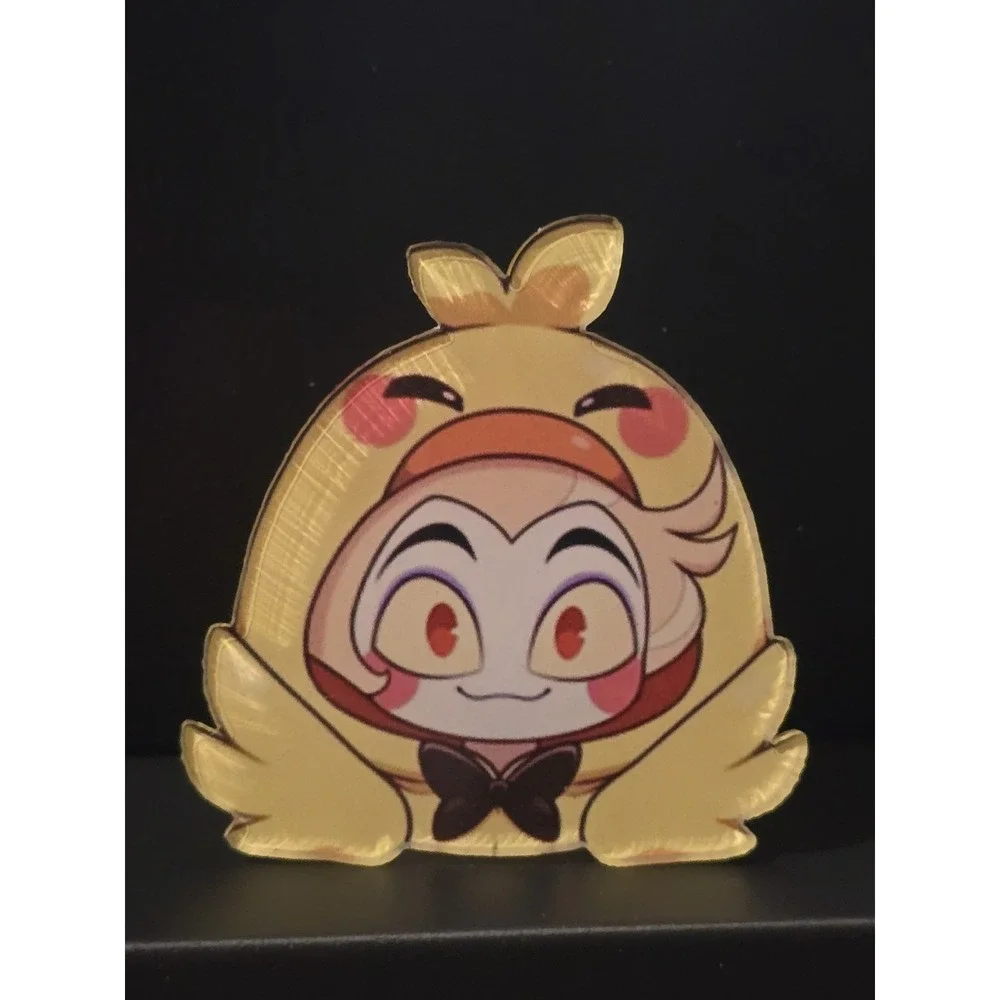 Hazbin Hotel Lucifer Phone Support Stand Phone Pop Holder Adhesive Grip